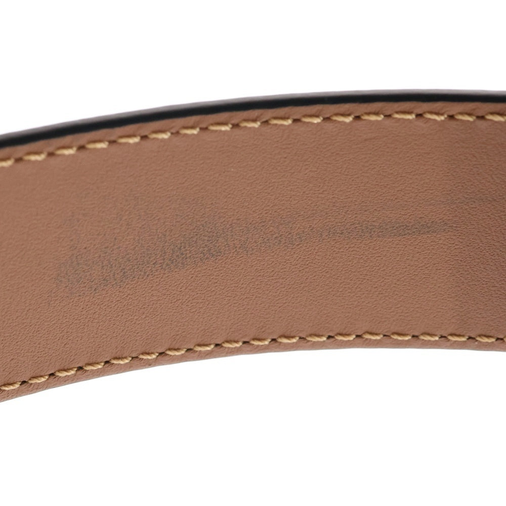 LOEWE(ロエベ) CHUNKY ANAGRAM BELT チャンキーアナグラムベルト ブラック/シルバー 832324 レディース