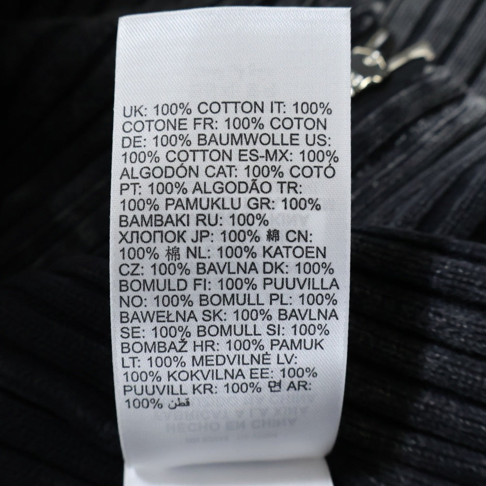 DIESEL(ディーゼル) K-MATTY リブニット 素材切替 フルジップカーディガン ジャケット グレー A17464