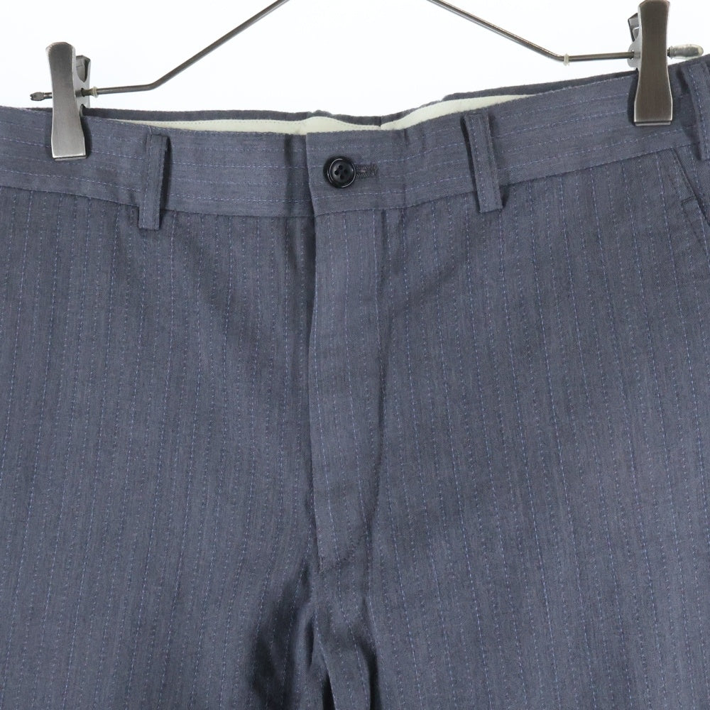 COMME des GARCONS HOMME DEUX(コムデギャルソン オムドゥ) ストライプ スラックスパンツ グレー