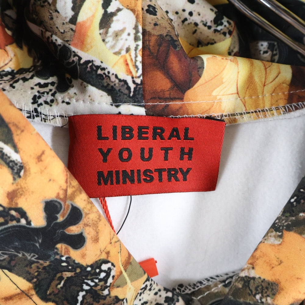 NO BRAND(ノーブランド) LIBERAL YOUTH MINISTRY リベラルユースミニストリー 25SS FOREST HOODIE フォレスト フーディー 総柄 プルオーバーパーカー マルチカラー
