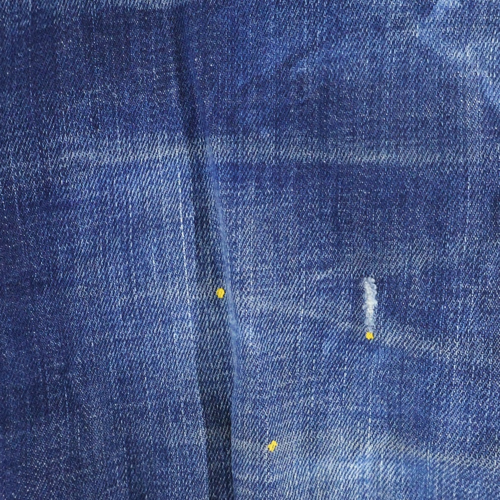 DSQUARED2(ディースクエアード) Tidy Biker Jean ダメージ加工 スキニーパンツ デニム ジーンズ インディゴ S71LB0725 S30342