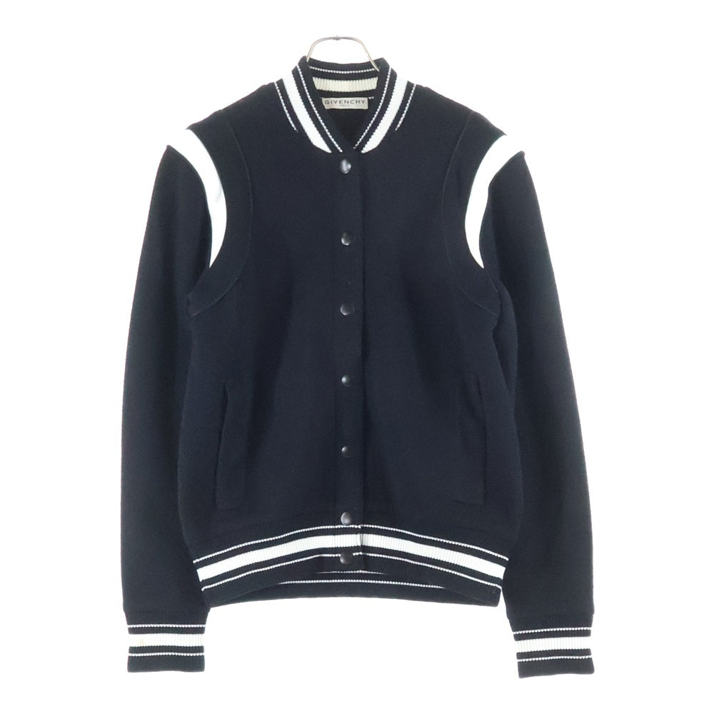 GIVENCHY(ジバンシィ) 19SS 4Gバックロゴ ウール ニット ボンバージャケット ブラック BW003B4Z32