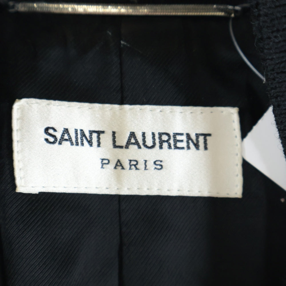 SAINT LAURENT PARIS(サンローランパリ) 20SS Bomber Jacket スパンコール ジップアップ ボンバー ジャケット ブルゾン ブラック 603482 Y1A02