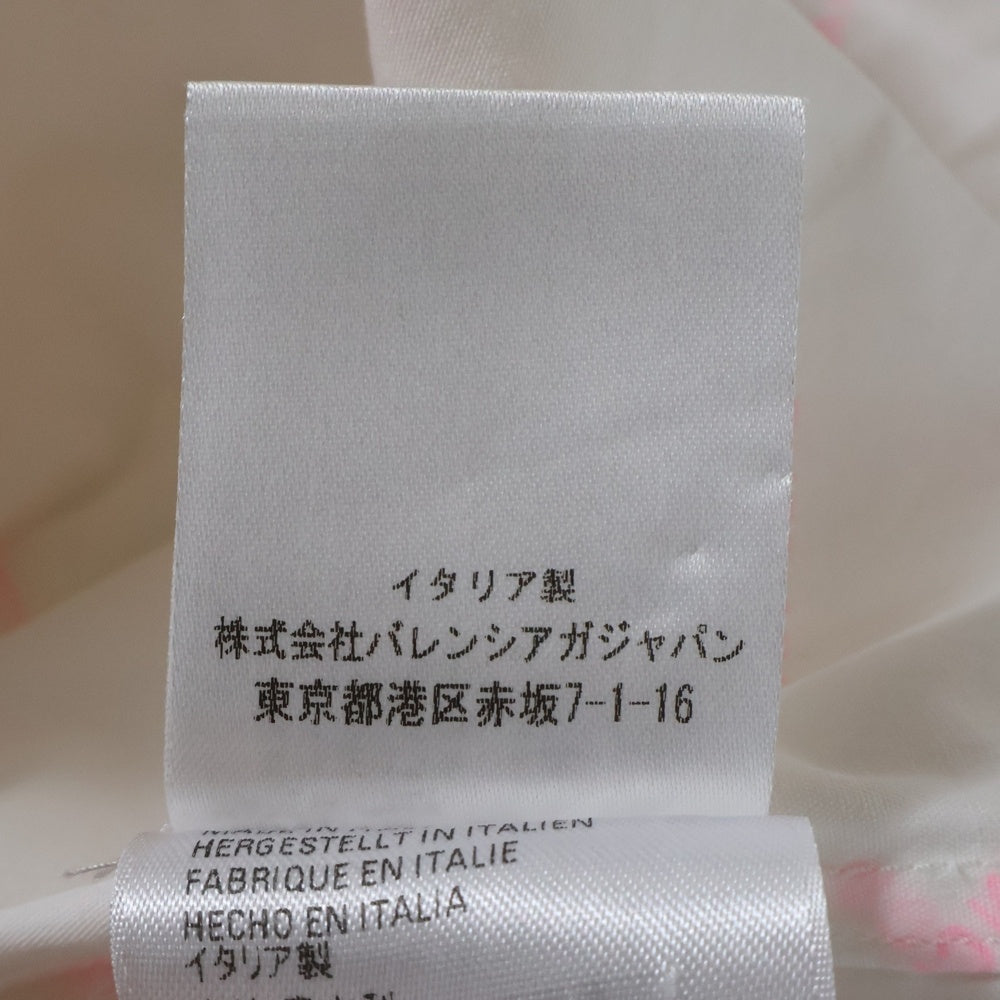 BALENCIAGA(バレンシアガ) ロゴ総柄 コットン 長袖シャツ ホワイト 534333 TBL96