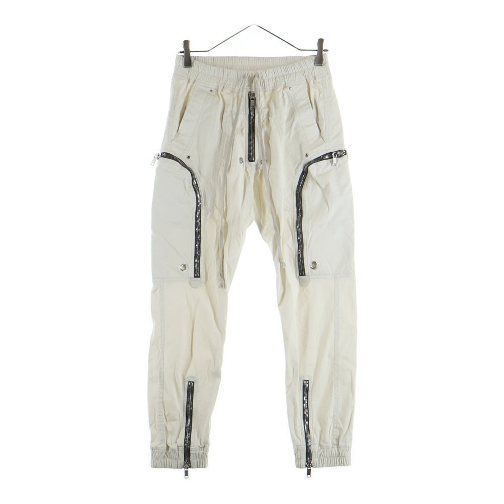 Rick Owens(リックオウエンス) 25SS BAUHAUS CARGO PANTS バウハウス ロング カーゴパンツ ホワイト RU01E5377-TE