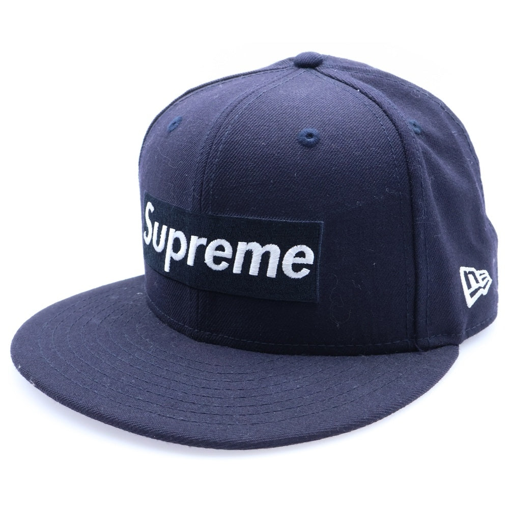 SUPREME(シュプリーム) 16AW ×NEW ERA R.I.P. Box Logo Cap ボックスロゴ ベースボール キャップ ネイビー