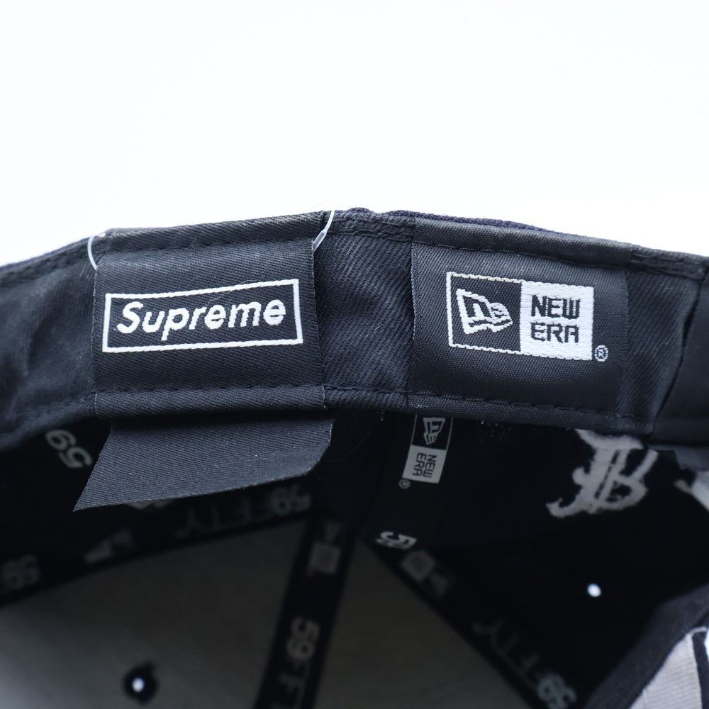SUPREME(シュプリーム) 16AW ×NEW ERA R.I.P. Box Logo Cap ボックスロゴ ベースボール キャップ ネイビー