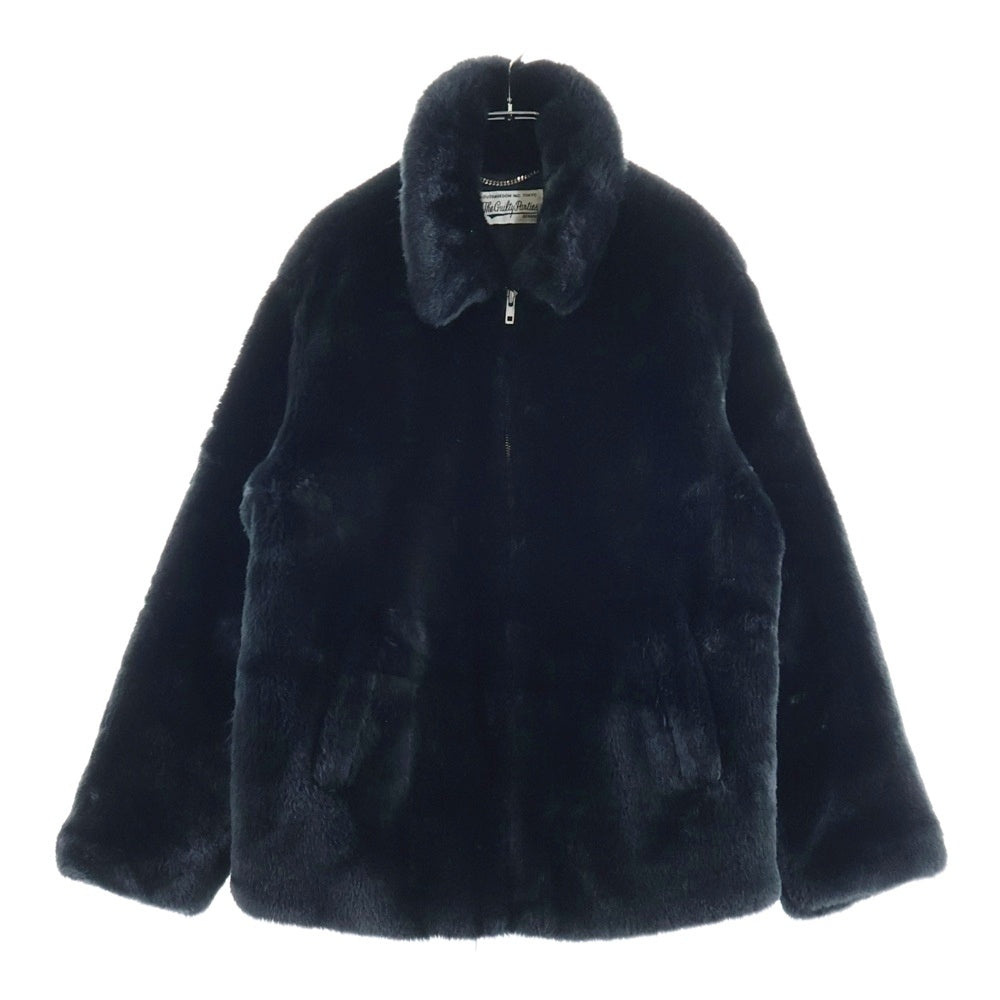 WACKO MARIA(ワコマリア) FUR COACH JACKET (TYPE-1) ファー コーチジャケット ブラック