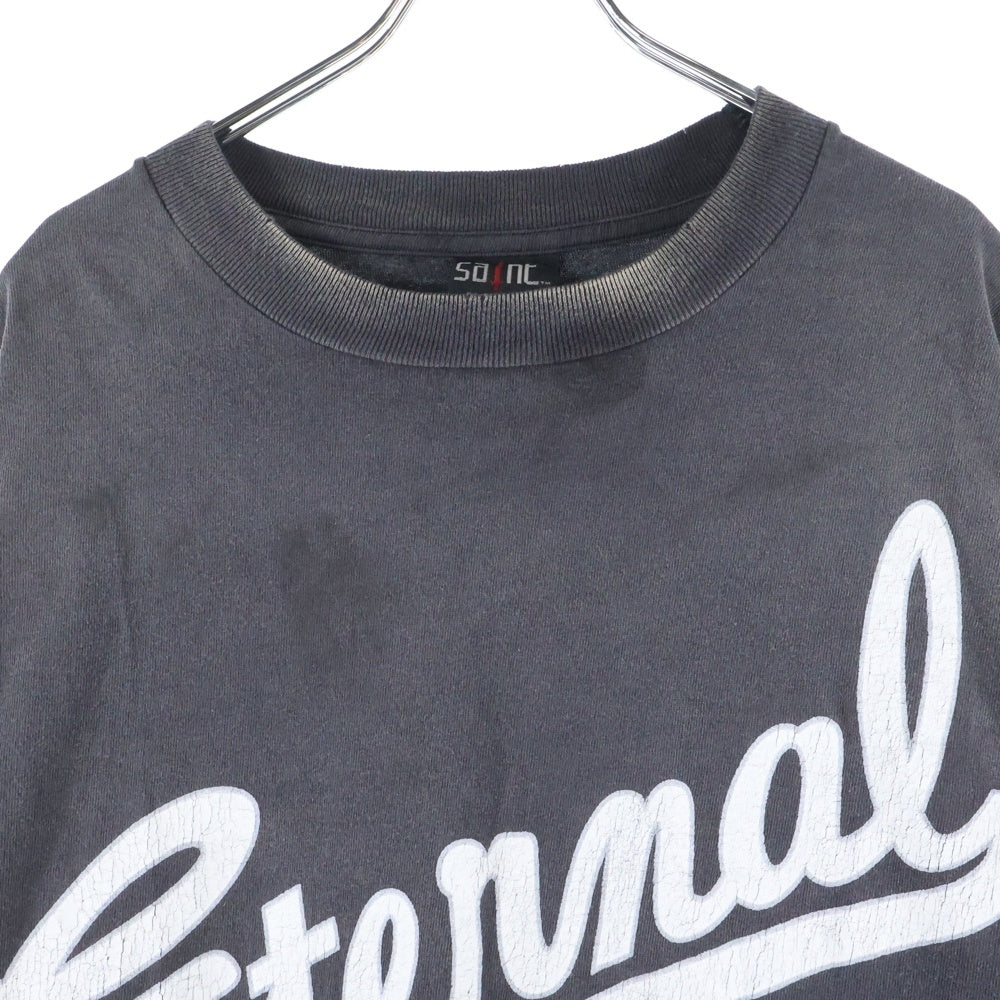 SAINT MICHAEL(セントマイケル) 25SS × FEAR OF GOD SNT OF GOD FG_LS TEE フィアオブゴッド セントオブゴッド 両面プリント クルーネック 長袖Tシャツ カットソー SM-HR8-0000-C02