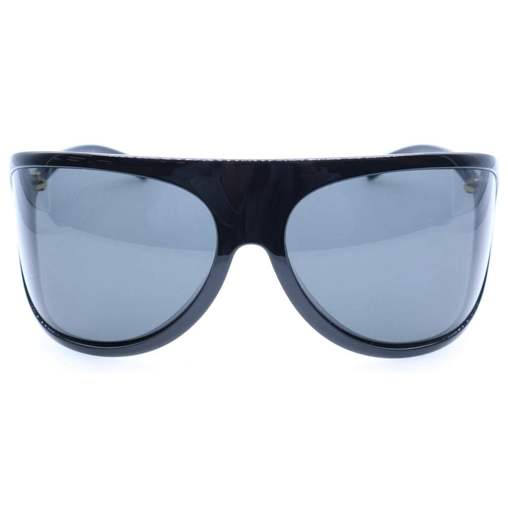miumiu(ミュウミュウ) Wraparound Sunglasses ランウェイ サングラス ブラック SMU A01