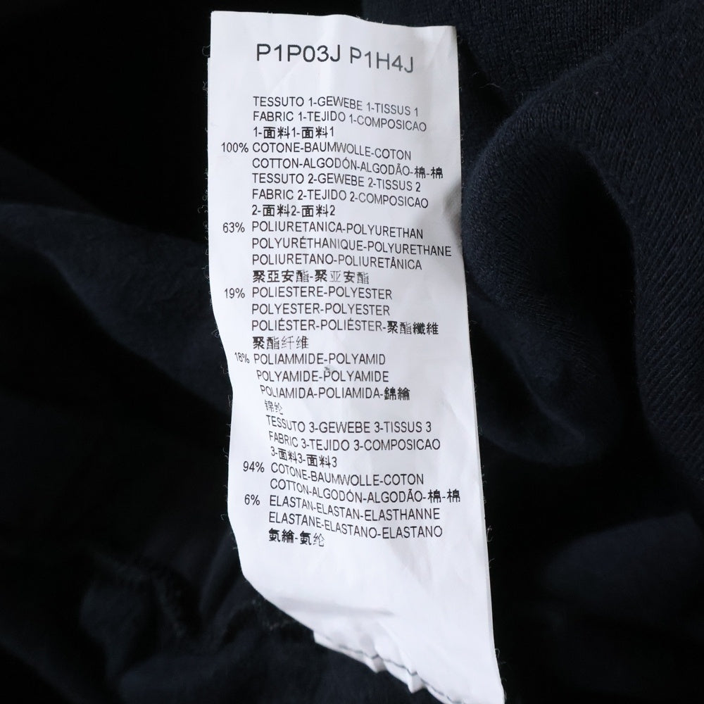 EMPORIO ARMANI(エンポリオアルマーニ) P1P03J P1H4J 切替 スウェットパンツ ブラック