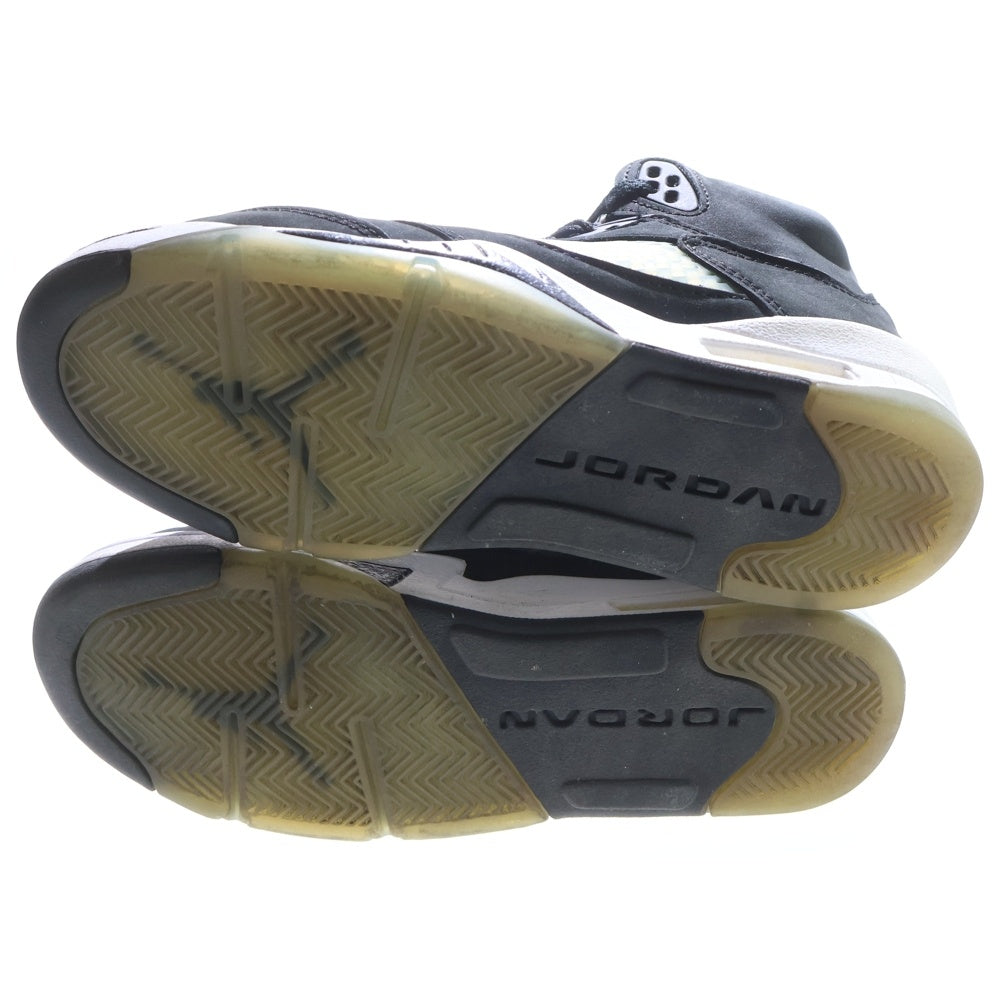 NIKE(ナイキ) AIR JORDAN 5 RETRO GS 440888-011 エアジョーダン5 ハイカットスニーカー レディース ブラック/ホワイト US6Y/24cm