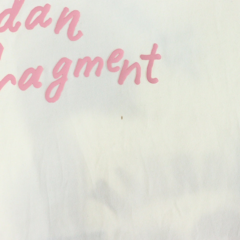 JORDAN BRAND(ジョーダンブランド) ×Fragment Design Travis scott Tshirt DJ0619-133 ×フラグメント トラヴィススコット プリント 半袖Tシャツ カットソー ホワイト