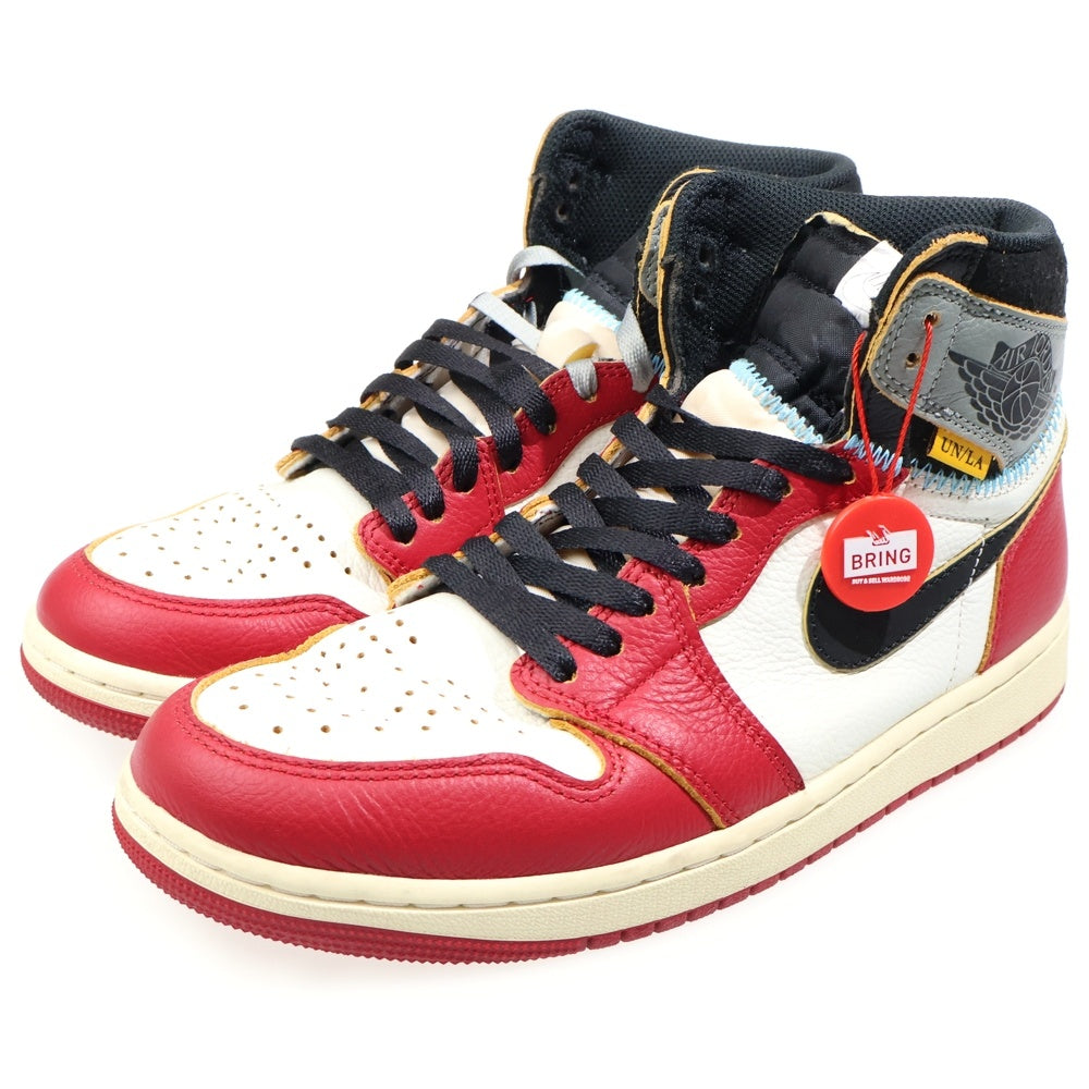 NIKE(ナイキ) ×UNION Air Jordan 1 Retro High OG Chicago Shadow HV8563-600 ユニオン エアジョーダン1 レトロ OG シカゴ シャドウ ハイカットスニーカー US9/27cm