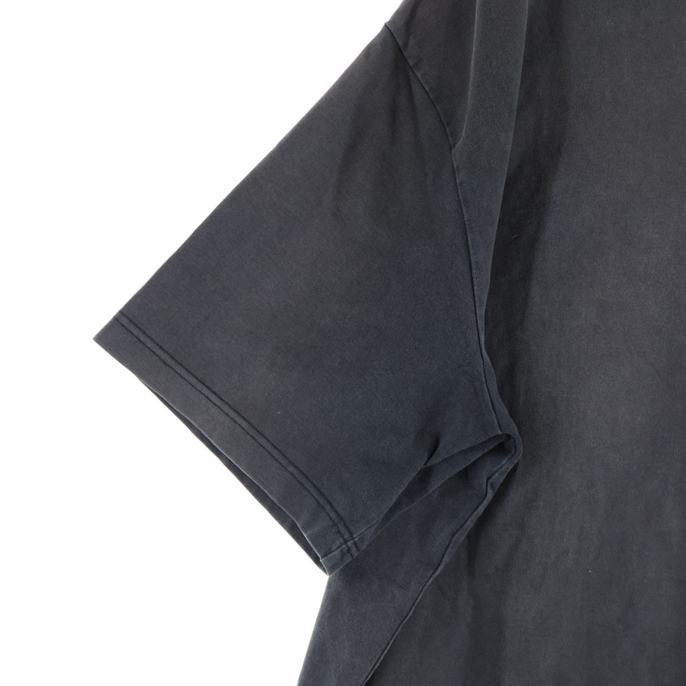 VETEMENTS(ヴェトモン) 16AW Snoop Dogg MH17TP15 スヌープドッグプリントオーバーサイズ半袖Tシャツ ブラック