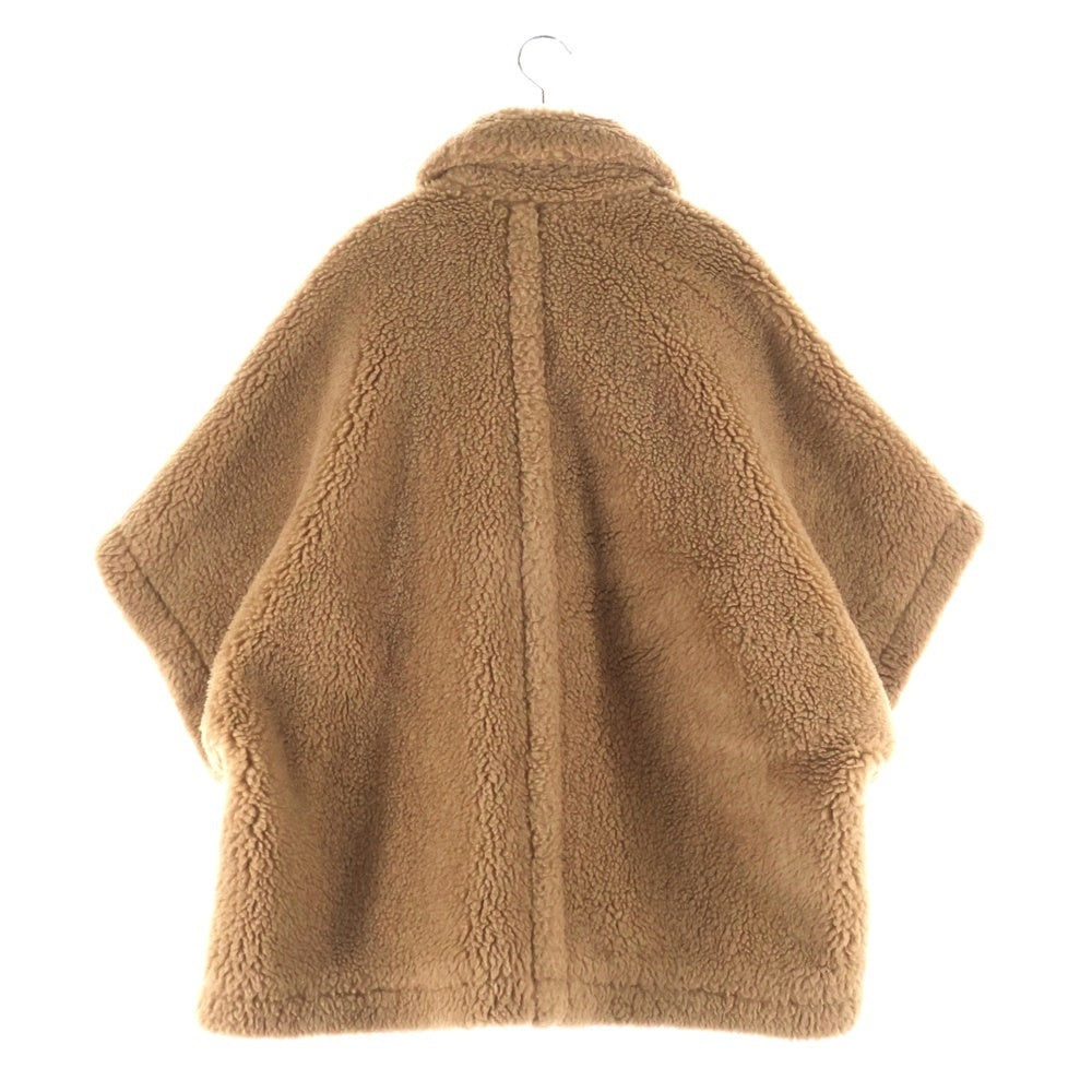 Max Mara(マックスマーラ) テディベア ボア ケープ コンチョ ブラウン レディース 473607236