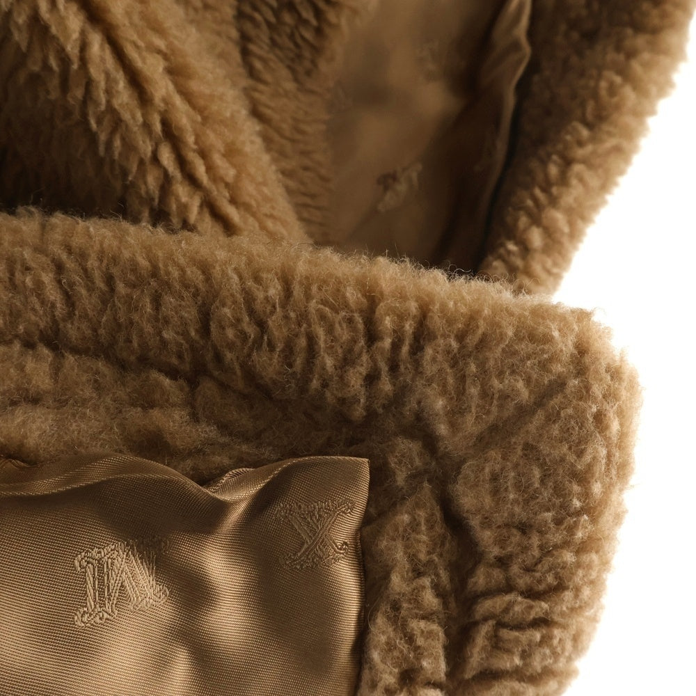 Max Mara(マックスマーラ) テディベア ボア ケープ コンチョ ブラウン レディース 473607236