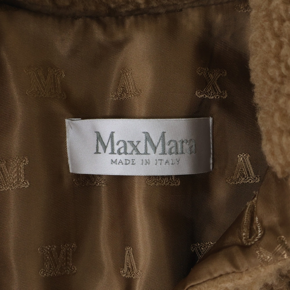 Max Mara(マックスマーラ) テディベア ボア ケープ コンチョ ブラウン レディース 473607236