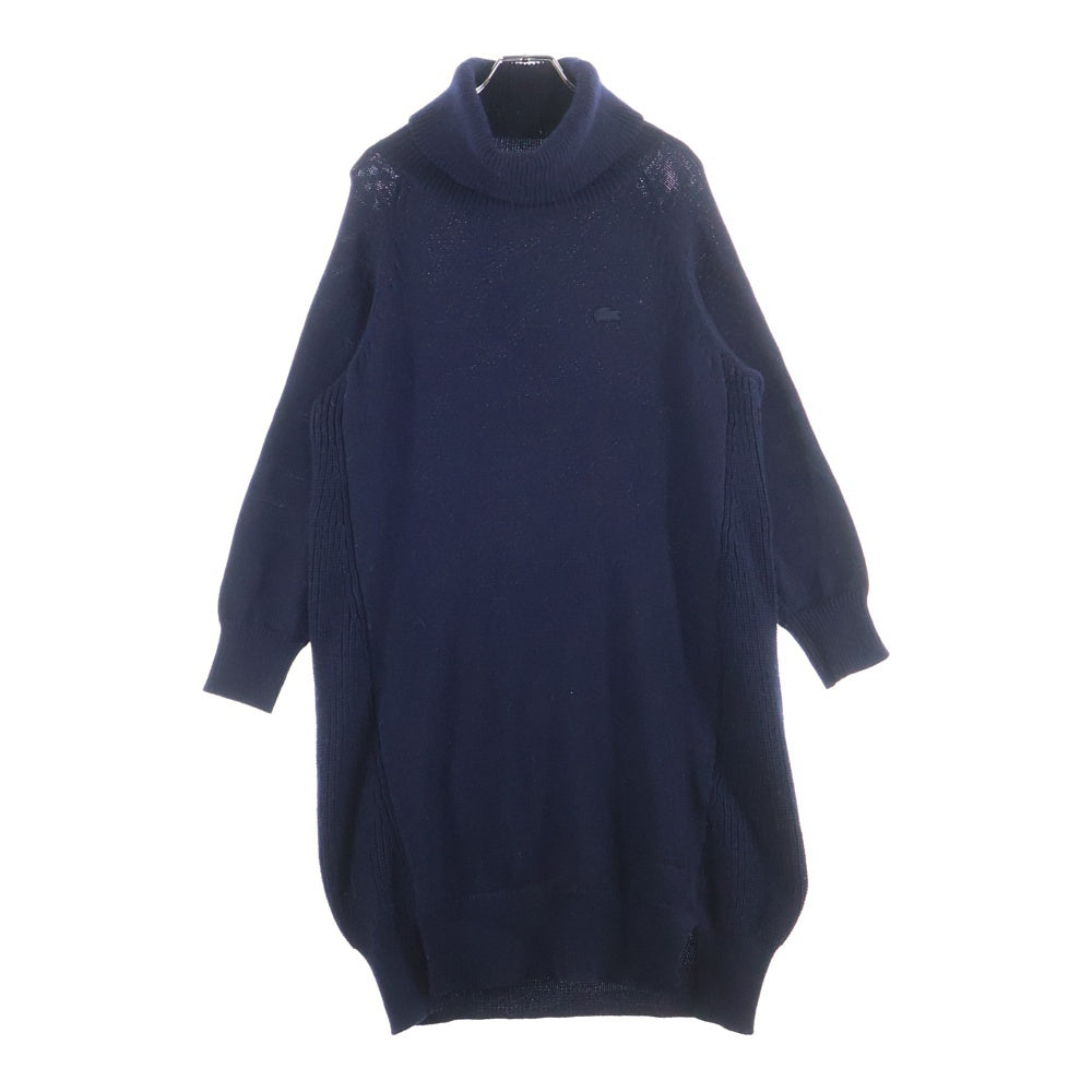 LACOSTE(ラコステ) コクーン シルエット タートルネック ネイビー EF337EL