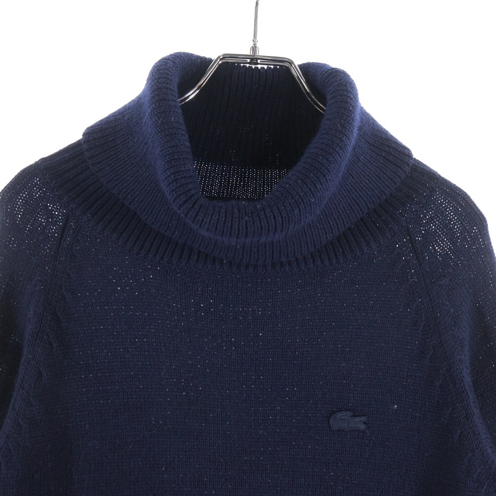 LACOSTE(ラコステ) コクーン シルエット タートルネック ネイビー EF337EL