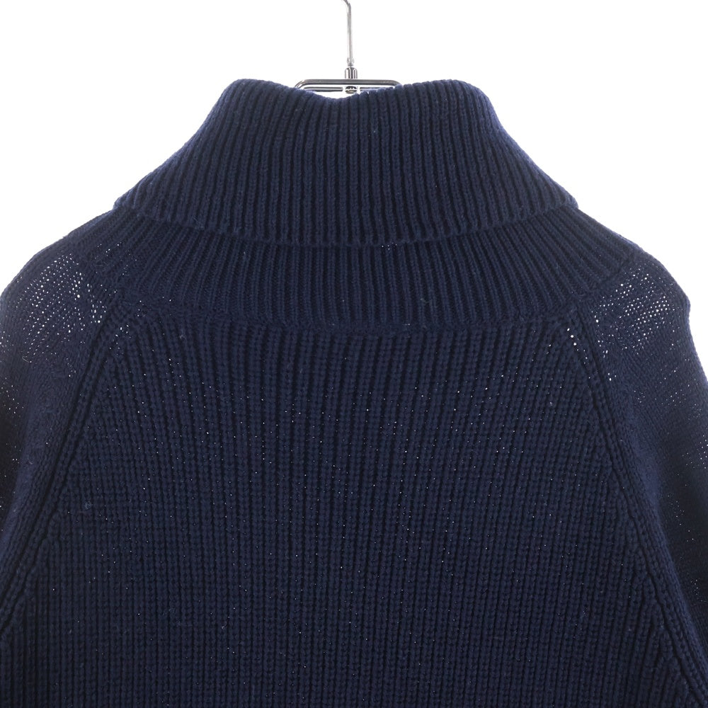 LACOSTE(ラコステ) コクーン シルエット タートルネック ネイビー EF337EL