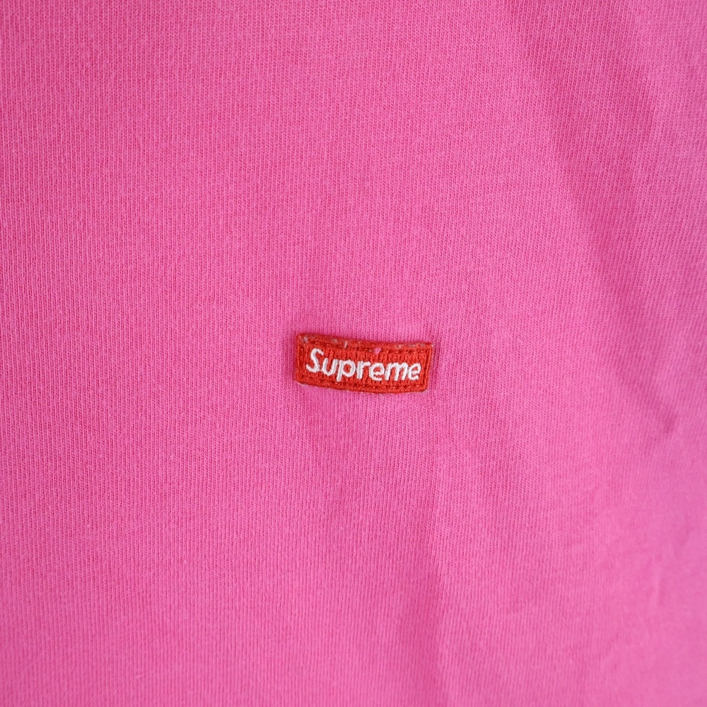 SUPREME(シュプリーム) 24AW Small Box Logo Tee フロントスモールボックスロゴ クルーネック 半袖Tシャツ ピンク