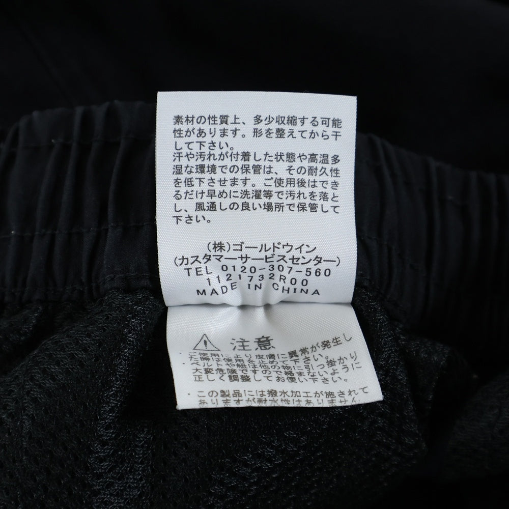THE NORTH FACE(ザノースフェイス) ロゴ刺繍 ナイロン ドローライト パンツ ブラック NB81711