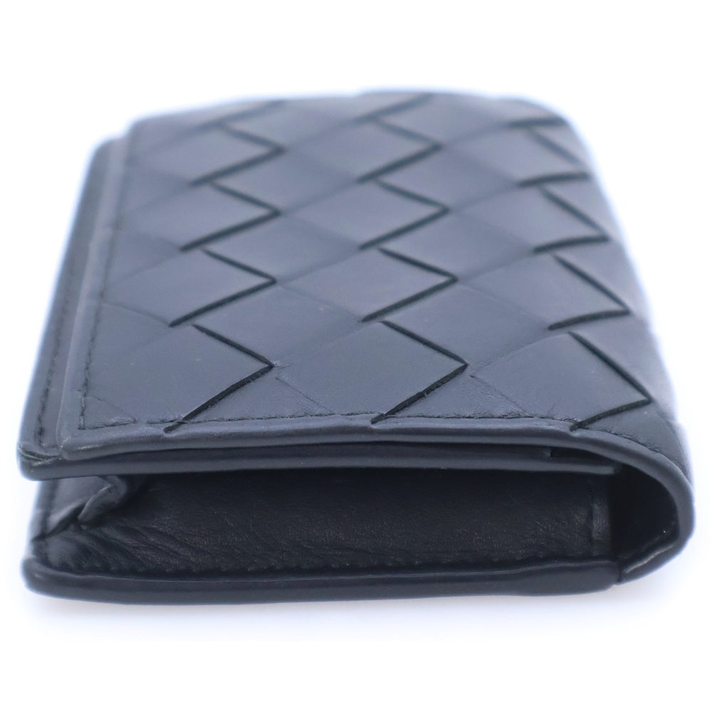 BOTTEGA VENETA(ボッテガヴェネタ) イントレチャート レザー カードケース ブラック