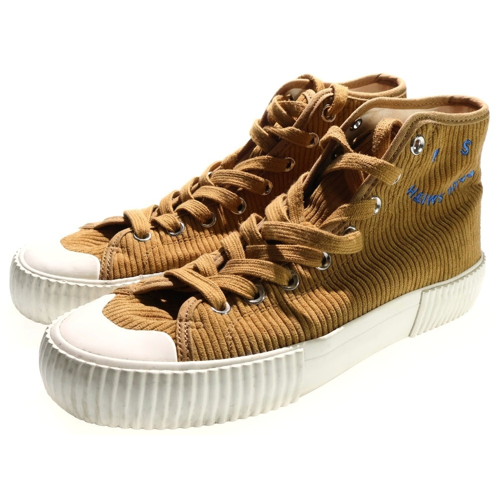 Paul Smith COLLECTION(ポールスミス コレクション) コーデュロイ ハイトップ スニーカー ベージュ
