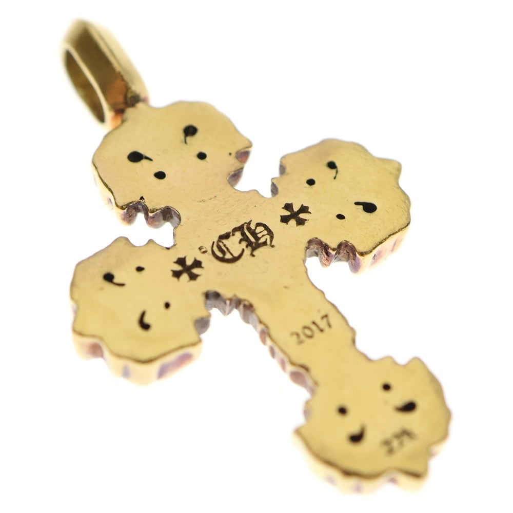 CHROME HEARTS(クロムハーツ) 22K FILIGREE TINY P/DIA タイニーフィリグリークロス PAVEダイヤ ペンダントトップ ゴールド BCA045