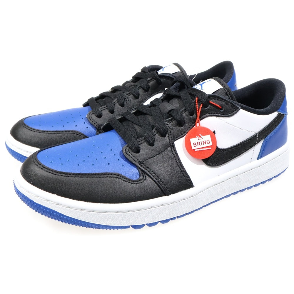 NIKE(ナイキ) AIR JORDAN 1 LOW GOLF ROYAL TOE DD9315-102エアジョーダン1 ロー ゴルフ ロイヤルトゥ ローカットスニーカー ブルー/ブラック/ホワイト US9/27.0cm