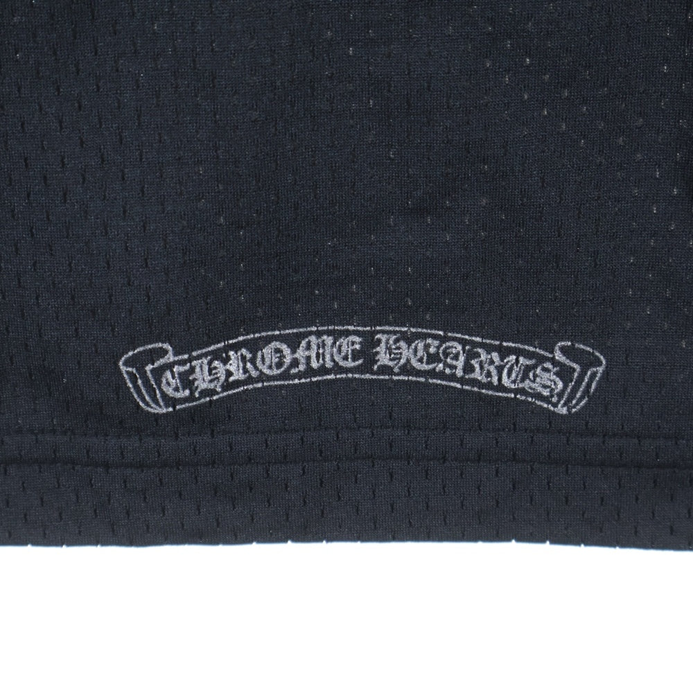 CHROME HEARTS(クロムハーツ) MESH WARM UP JERSEY リバーシブルCHロゴプリントメッシュタンクトップ ブラック