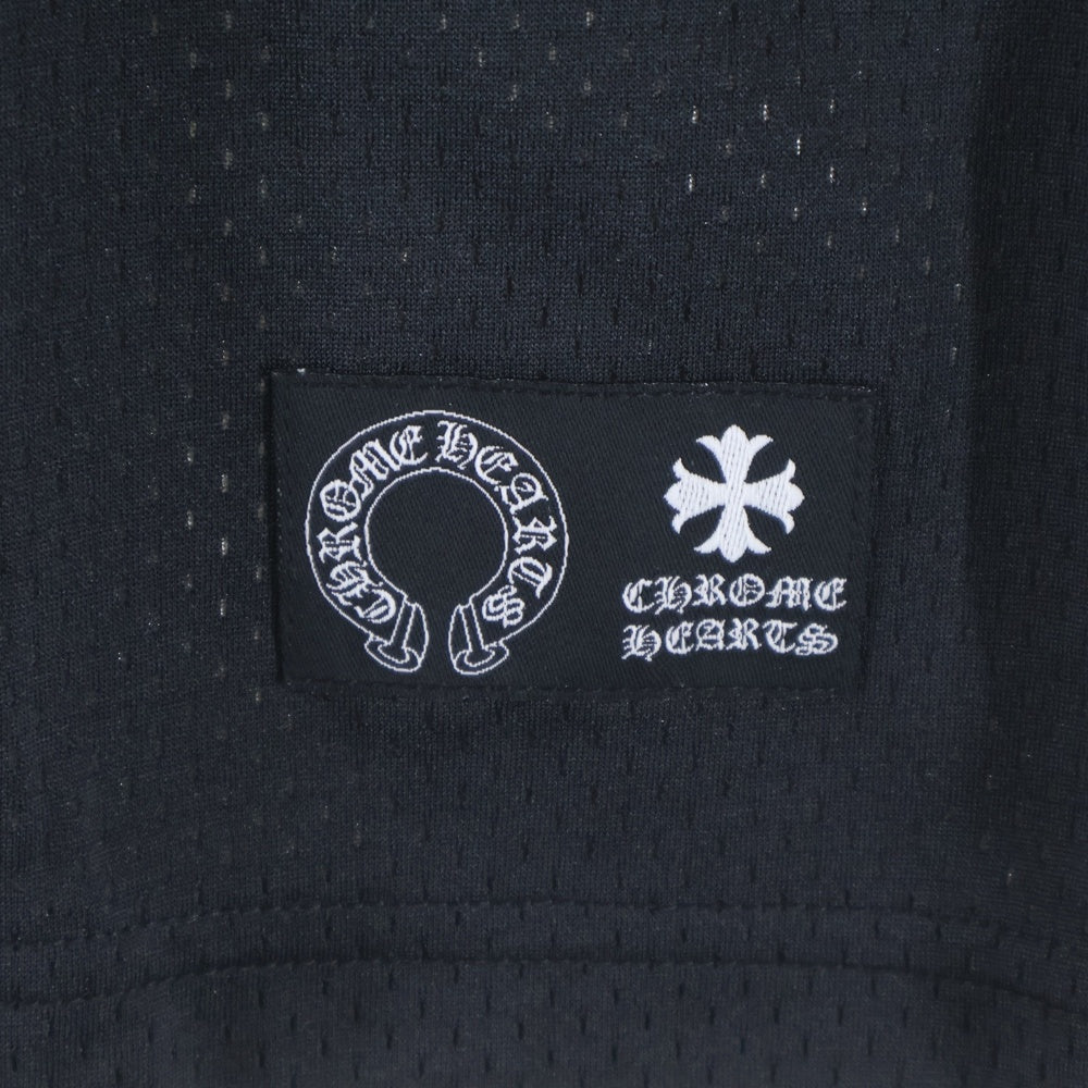 CHROME HEARTS(クロムハーツ) MESH WARM UP JERSEY リバーシブルCHロゴプリントメッシュタンクトップ ブラック