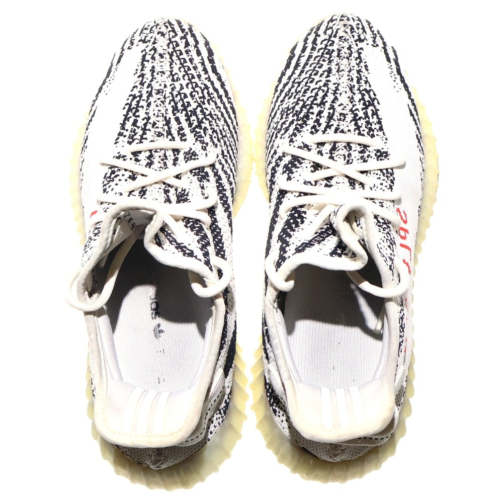 adidas(アディダス) YEEZY BOOST 350V2 ZEBRA CP9654 イージーブースト 350 V2 ゼブラ ローカットスニーカー ブラック/ホワイト US8.5/26.5cm