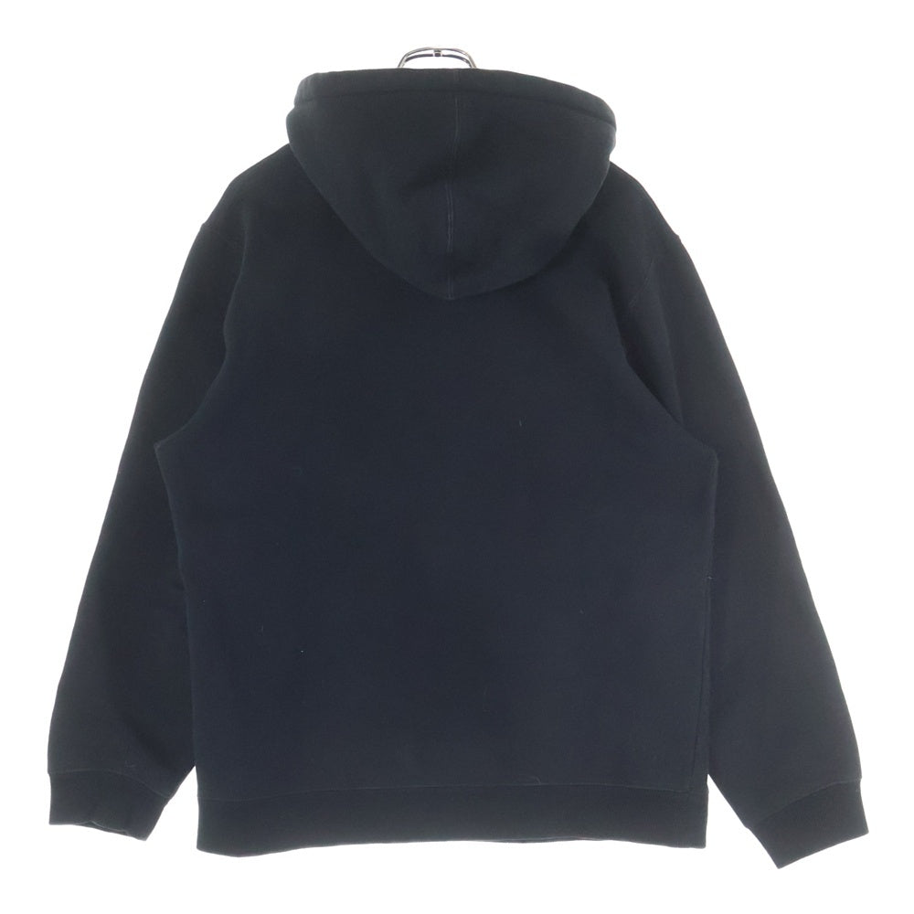 STUSSY(ステューシー) Oval Logo Applique プルオーバーパーカー ブラック