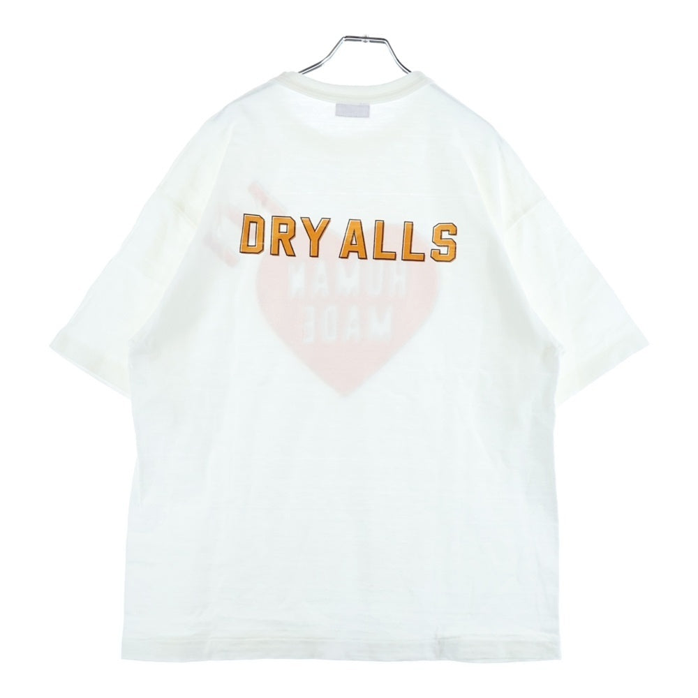 HUMAN MADE(ヒューマンメイド) DRY ALLS ハートロゴ プリント 半袖Tシャツ ホワイト