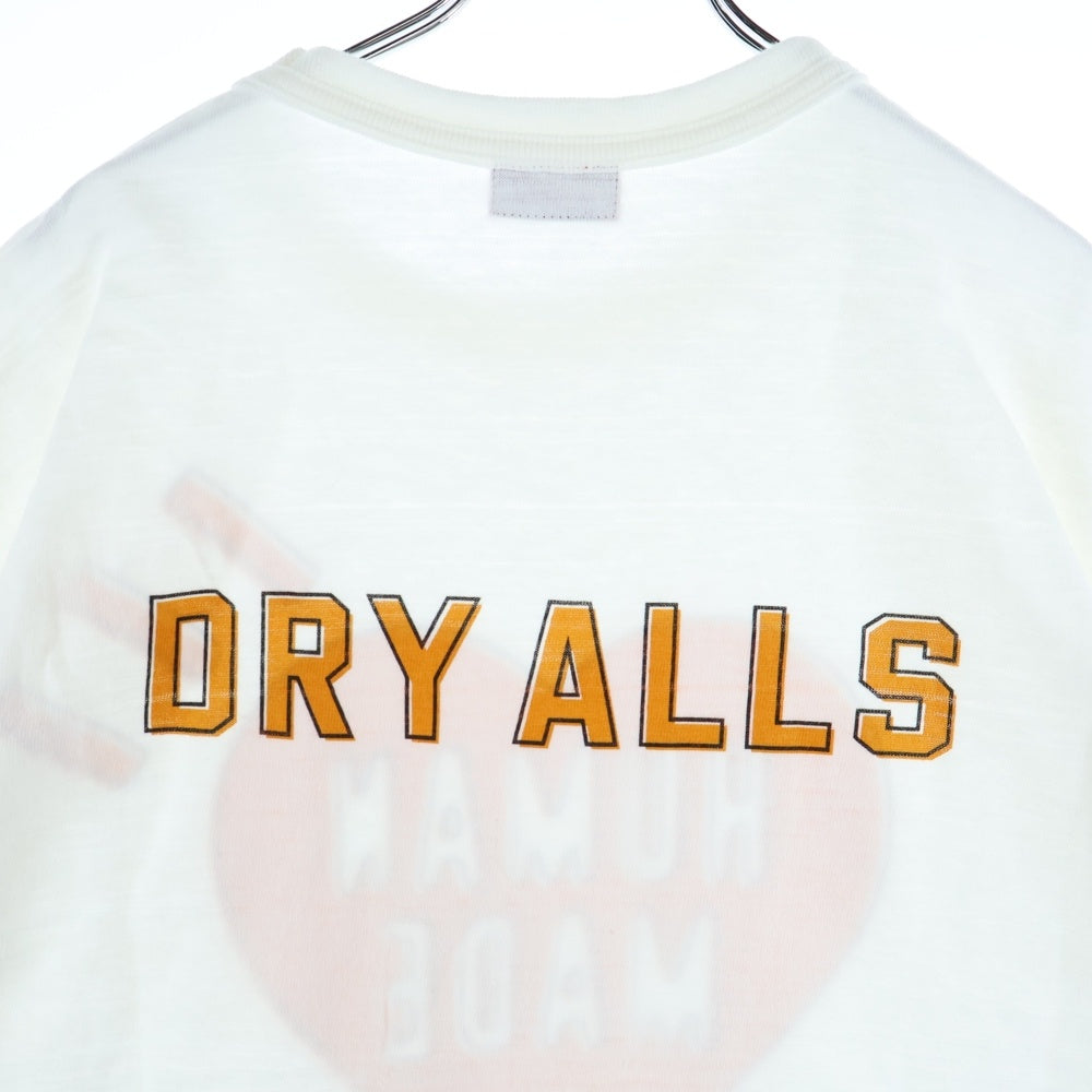 HUMAN MADE(ヒューマンメイド) DRY ALLS ハートロゴ プリント 半袖Tシャツ ホワイト
