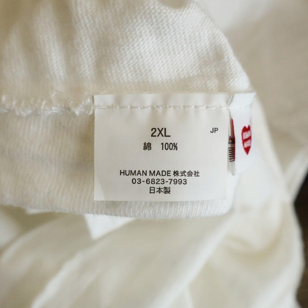 HUMAN MADE(ヒューマンメイド) DRY ALLS ハートロゴ プリント 半袖Tシャツ ホワイト