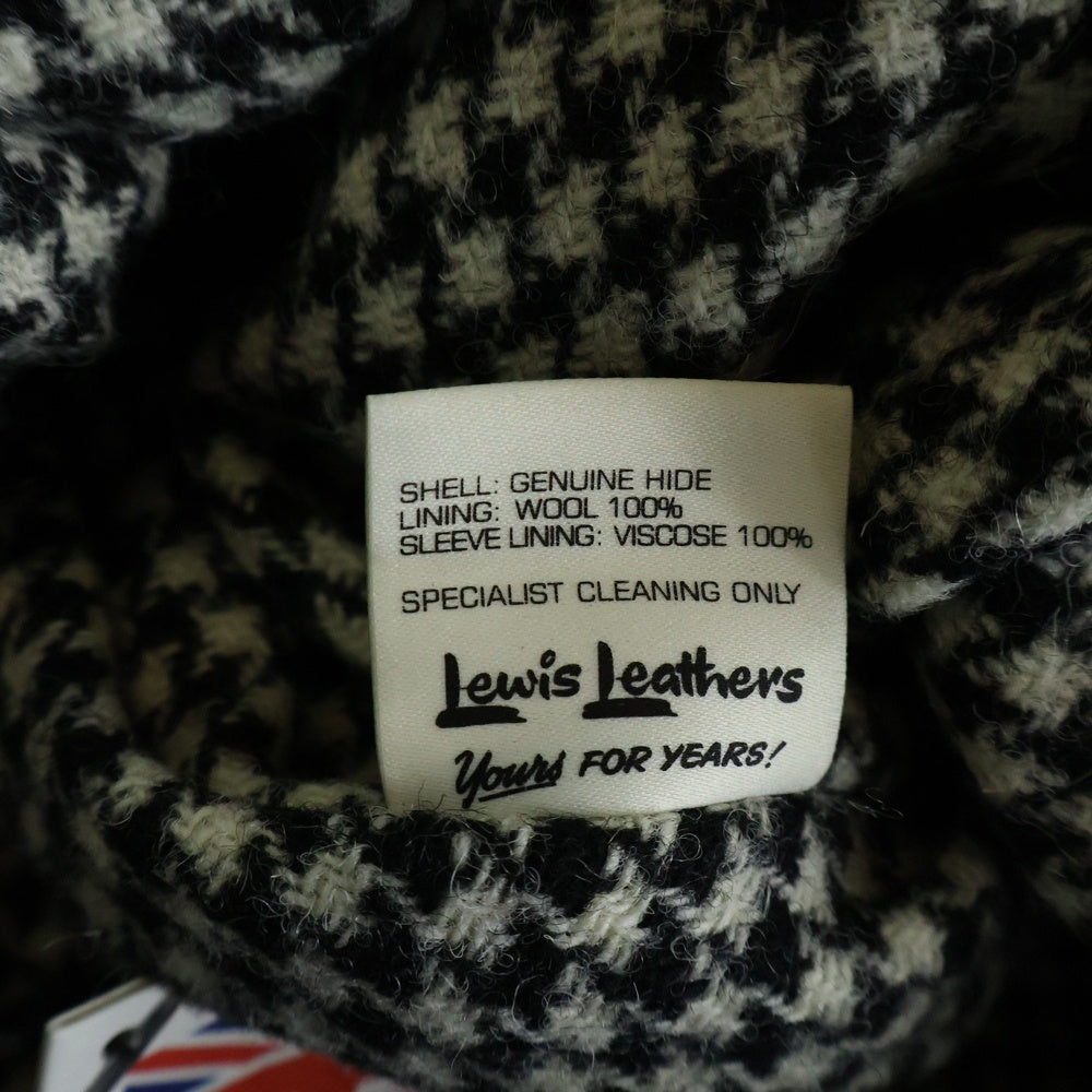 Lewis Leathers(ルイスレザー) No.68VC Super Sportsman スーパースポーツマン シングルライダース レザージャケット ブラック