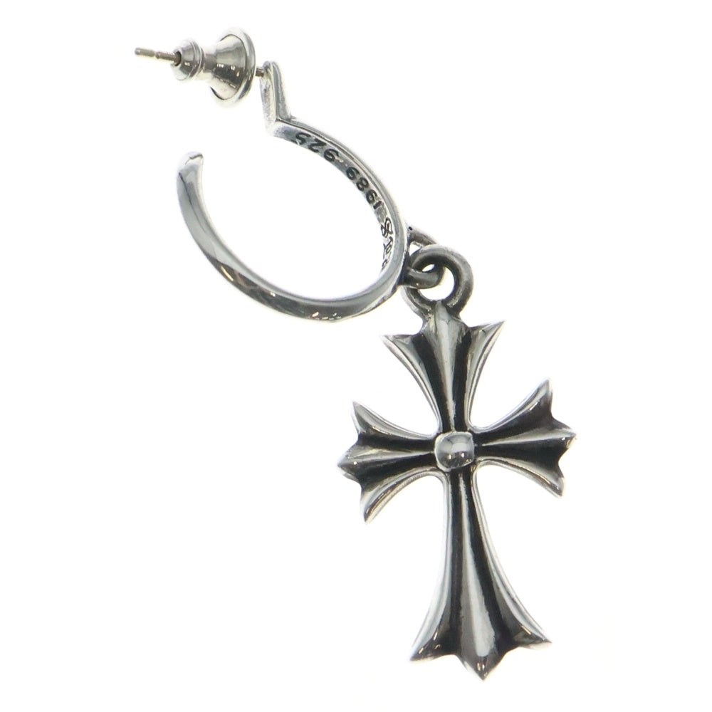 CHROME HEARTS(クロムハーツ) TINY CH CROSS タイニーCHクロス フープピアス シルバー BCA115
