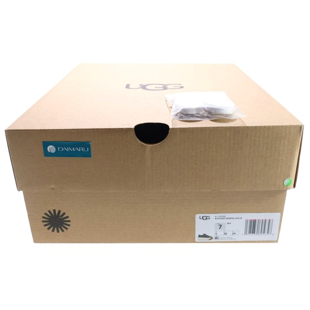 UGG(アグ) EZ-DUZZIT ESSENTIAL LACE UP 厚底レースアップスニーカー レディース ブラック 1167499