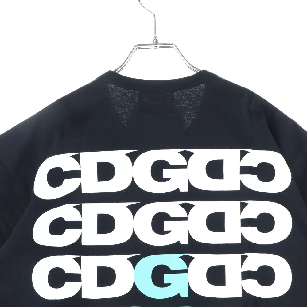 CDG(シーディージー) ×G-DRAGON bermensc SYMBOL T-SHIRT シンボルTシャツ 両面プリント クルーネックショートスリーブカットソー ブラック SP-T003