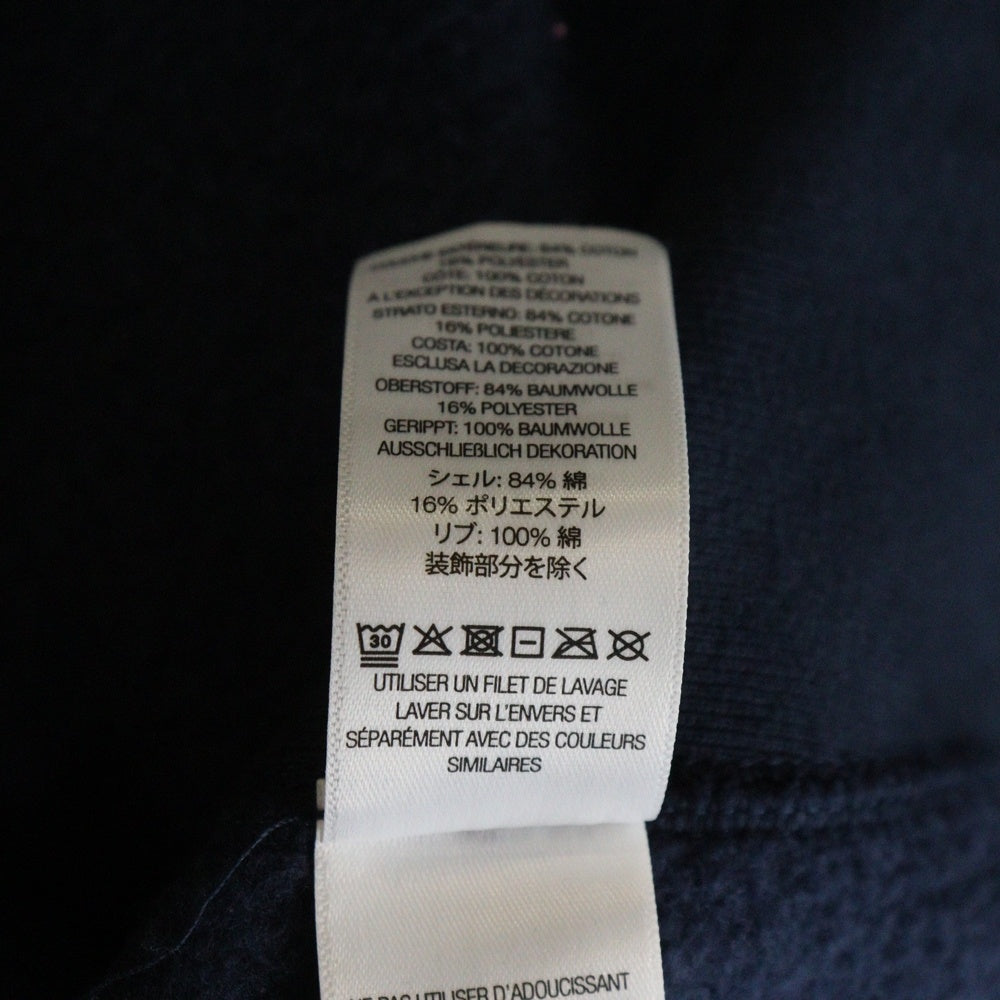 SUPREME(シュプリーム) 25AW Swarovski Motion Logo Hooded スワロフスキー モーションロゴフーディー プルオーバーパーカー ネイビー