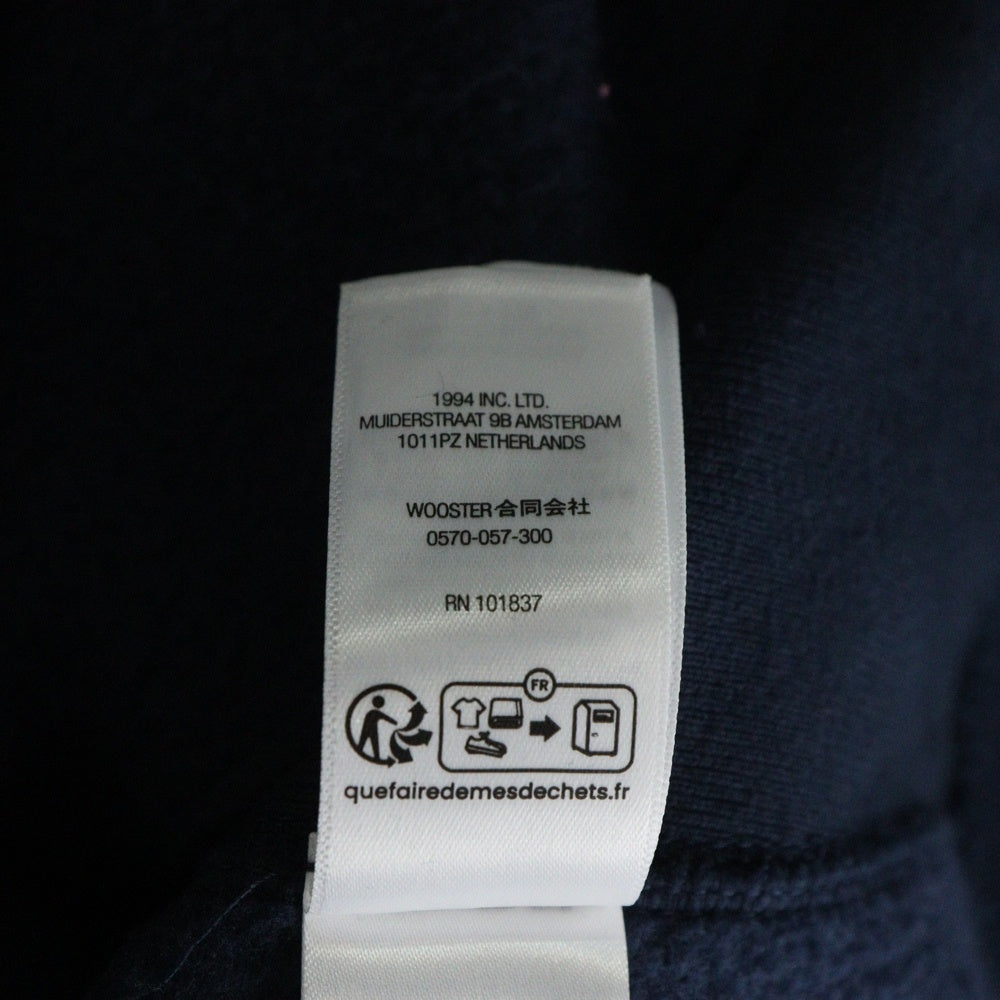 SUPREME(シュプリーム) 25AW Swarovski Motion Logo Hooded スワロフスキー モーションロゴフーディー プルオーバーパーカー ネイビー