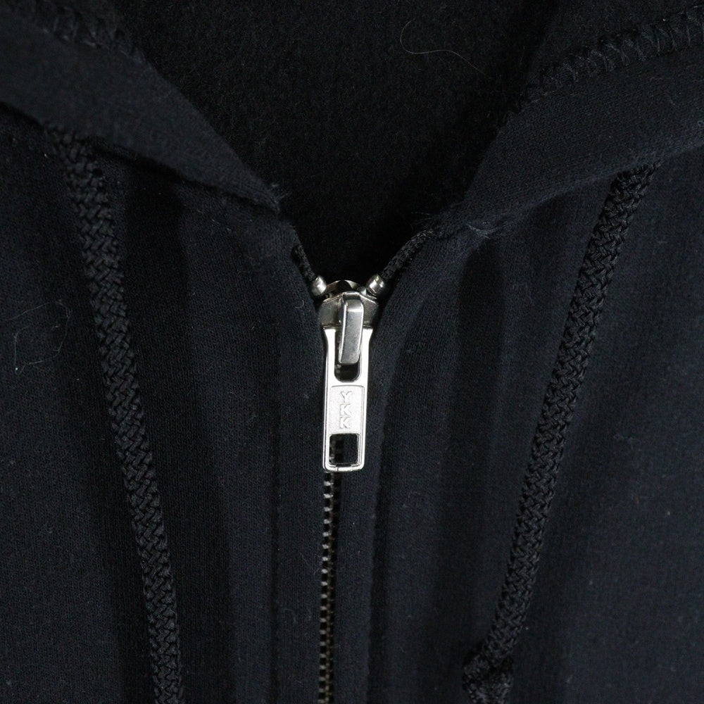 GOD SELECTION XXX(ゴッドセレクショントリプルエックス) ×FRAGMENT フラグメント 胸ロゴ バックプリント ジップアップパーカー ブラック