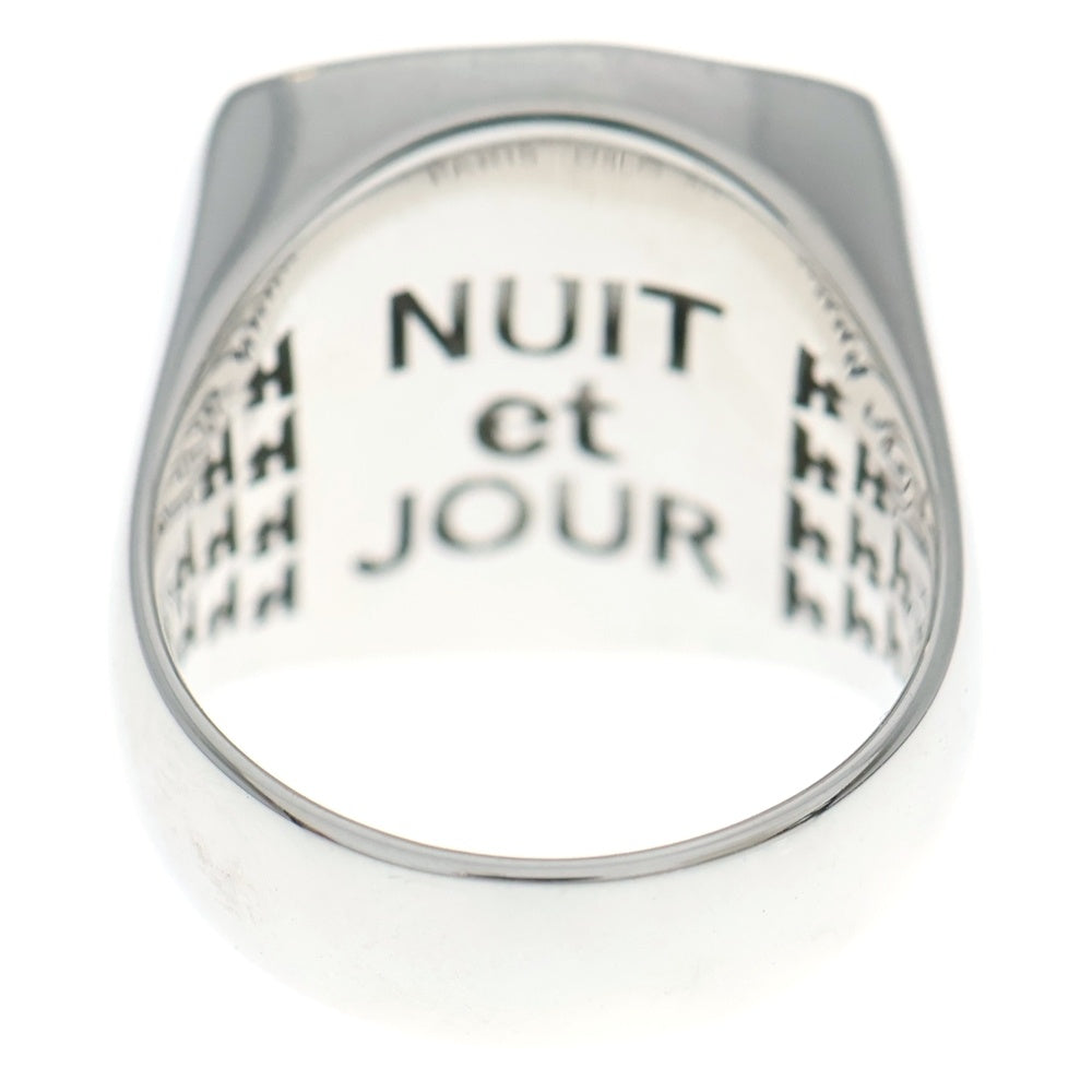 TOMWOOD(トムウッド) Wavy Circle Ring スクエア ウェーブ リング シルバー