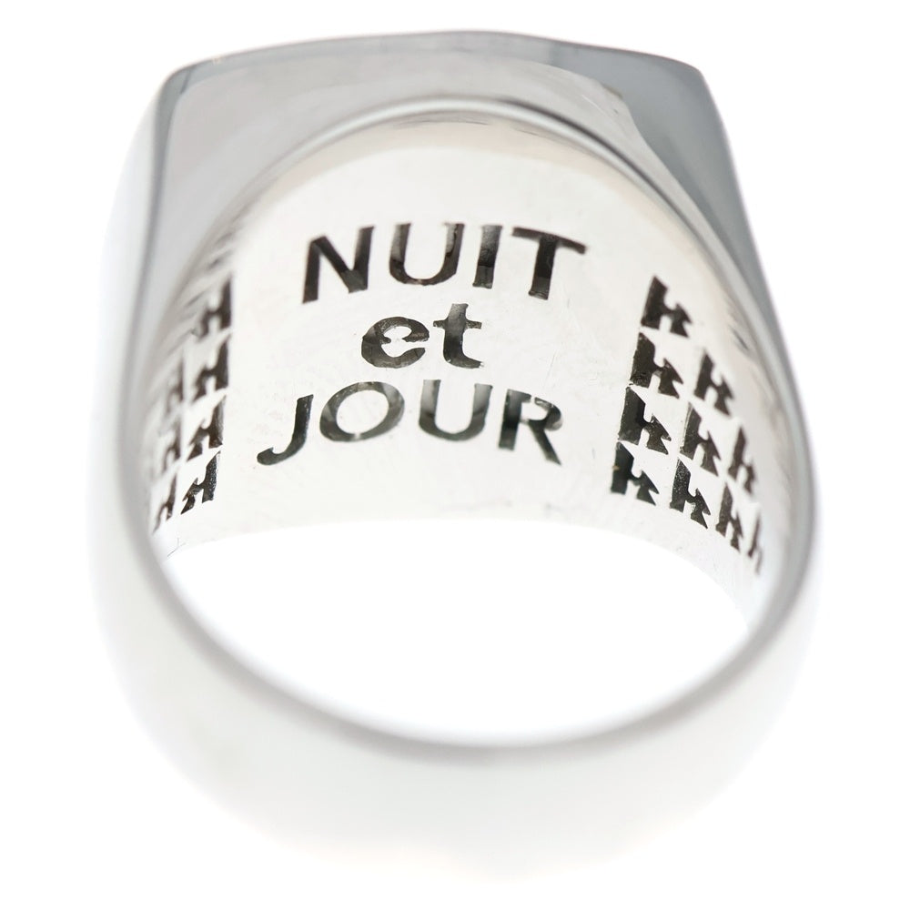 TOMWOOD(トムウッド) Wavy Circle Ring スクエア ウェーブ リング シルバー