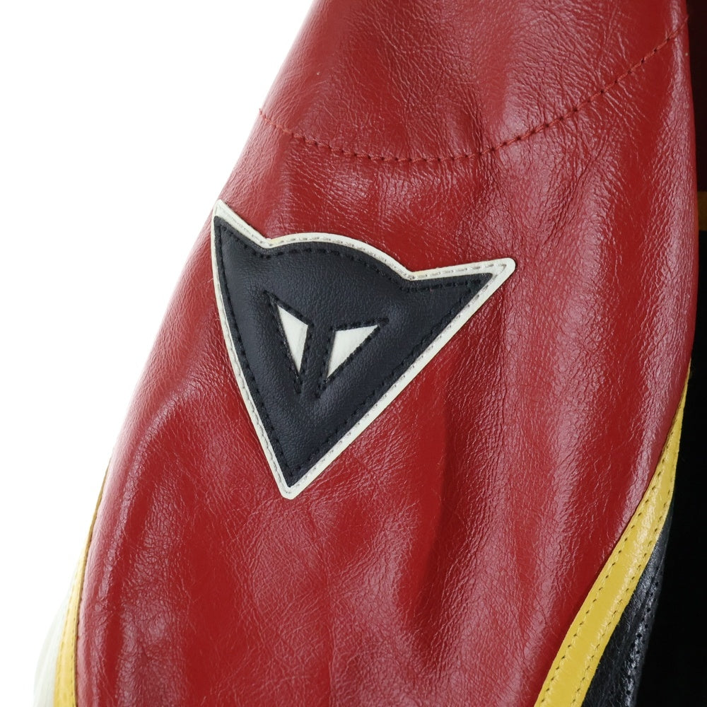 Yohji Yamamoto POUR HOMME(ヨウジヤマモト プールオム) ×DAINESE RACING JACKET ダイネーゼ レーシング レザージャケット ブラック/レッド H0-Y70-723