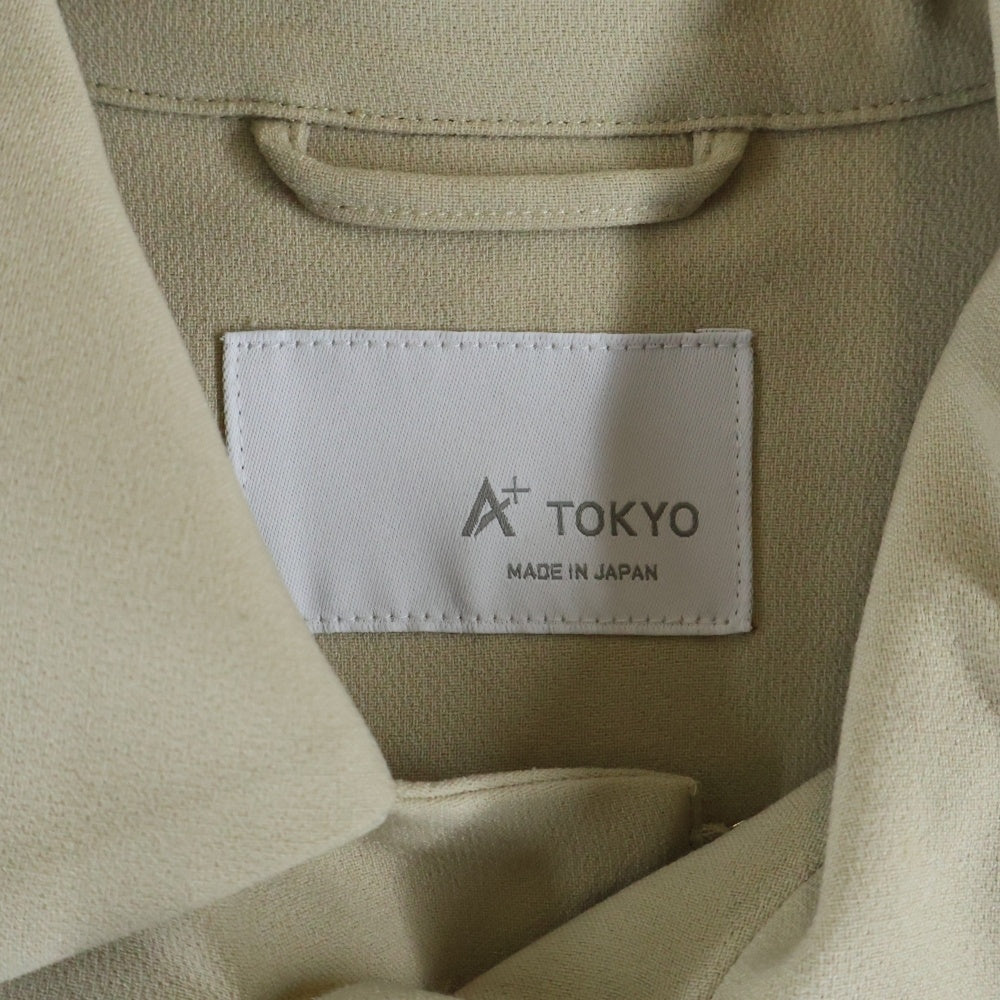 NO BRAND(ノーブランド) A+TOKYO エープラストウキョウ ベルト付 コート ベージュ 242554001