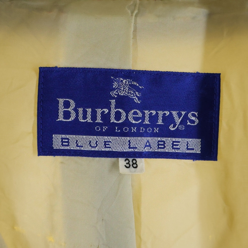 BURBERRY BLUE LABEL(バーバリーブルーレーベル) ステンカラーコート ベージュ レディース